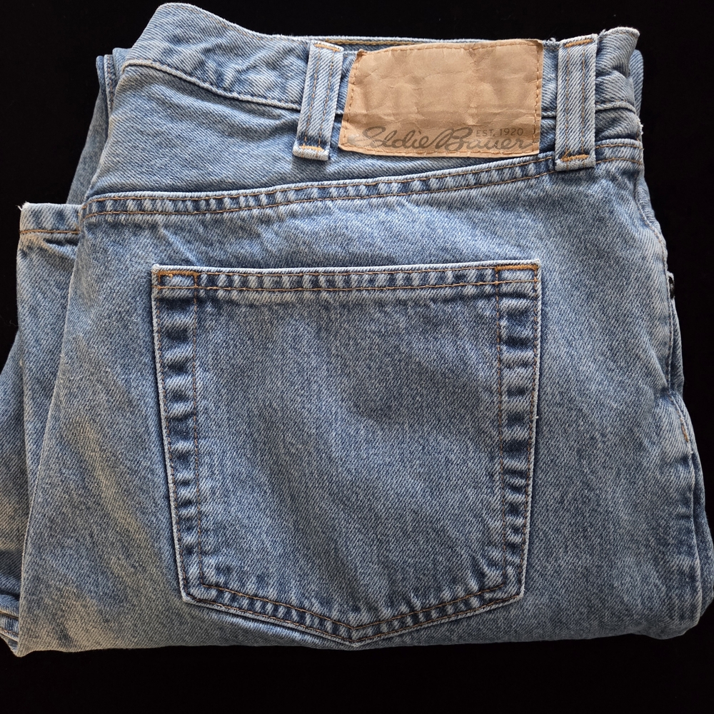 Eddie Bauer Relaxed Fit Men's Blue Jeans